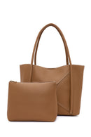 Women's Tan Patterned Shoulder Bag | Derimod