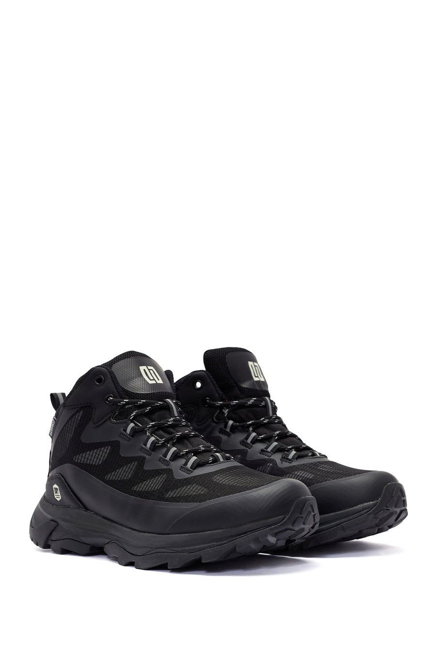Derimod Dry Male Black Thick-Soled Lace-Up Waterproof Outdoor Boots