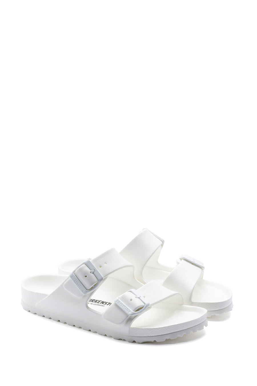 Birkenstock Kadın Beyaz Deri Çift Tokalı Arizona Eva Terlik