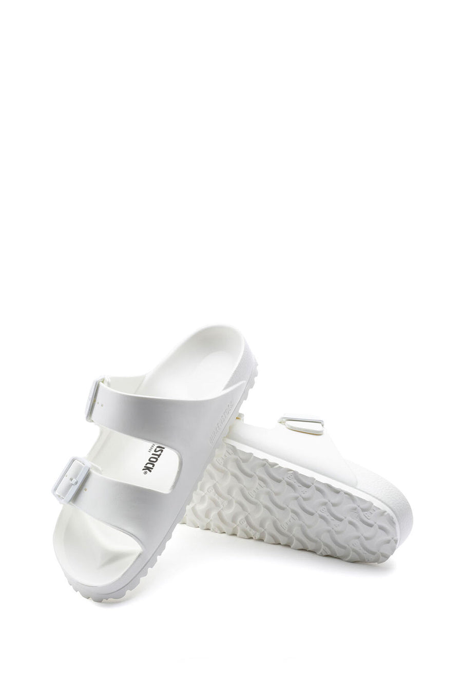 Birkenstock Kadın Beyaz Deri Çift Tokalı Arizona Eva Terlik