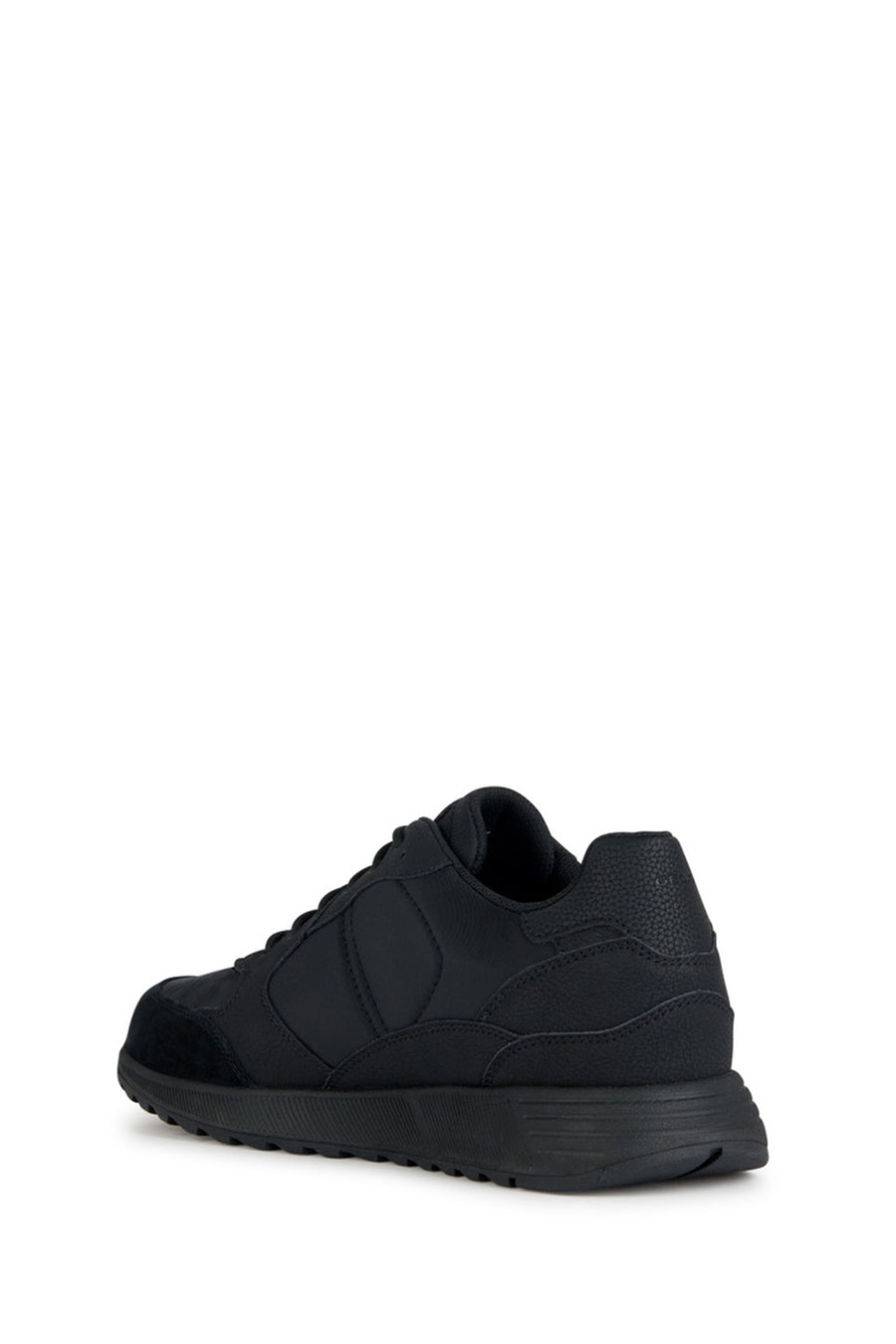 Geox Erkek Siyah Bağcıklı Deri Sneaker