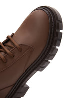 Women's Brown Boot Leather Boots | Derimod