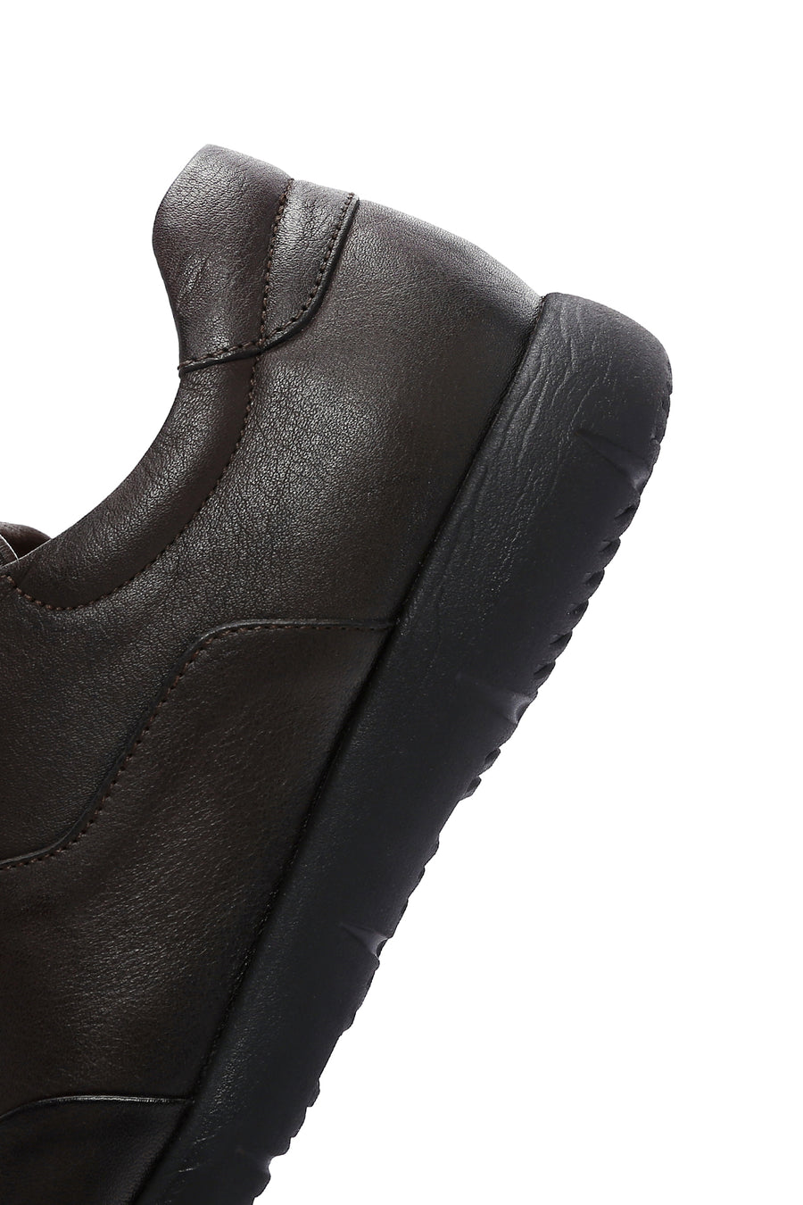 Erkek Kahverengi Deri Sneaker