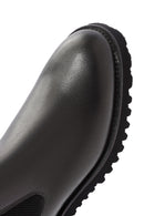 Men's Black Leather Chelsea Boots | Derimod