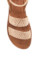 Women's Beige Flat Sandals | Derimod
