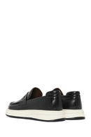 Erkek Siyah Deri Casual Loafer | Derimod
