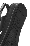 Kadın Siyah Kalın Tabanlı Deri Comfort Sandalet | Derimod