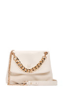 Women's Cream Long Chain Strap Shoulder Bag | Derimod