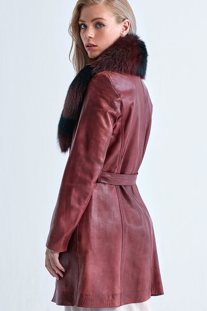 Nicoletta Women's Leather Jacket