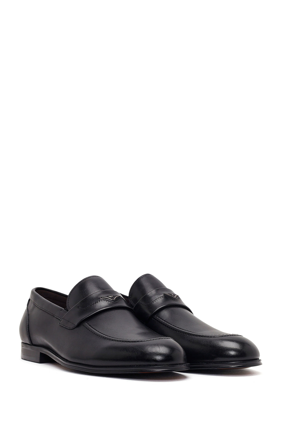 Derimod Black Erkek Siyah Deri Klasik Loafer