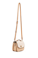 Woman Beige Long-Strap Crossbody Bag | Derimod