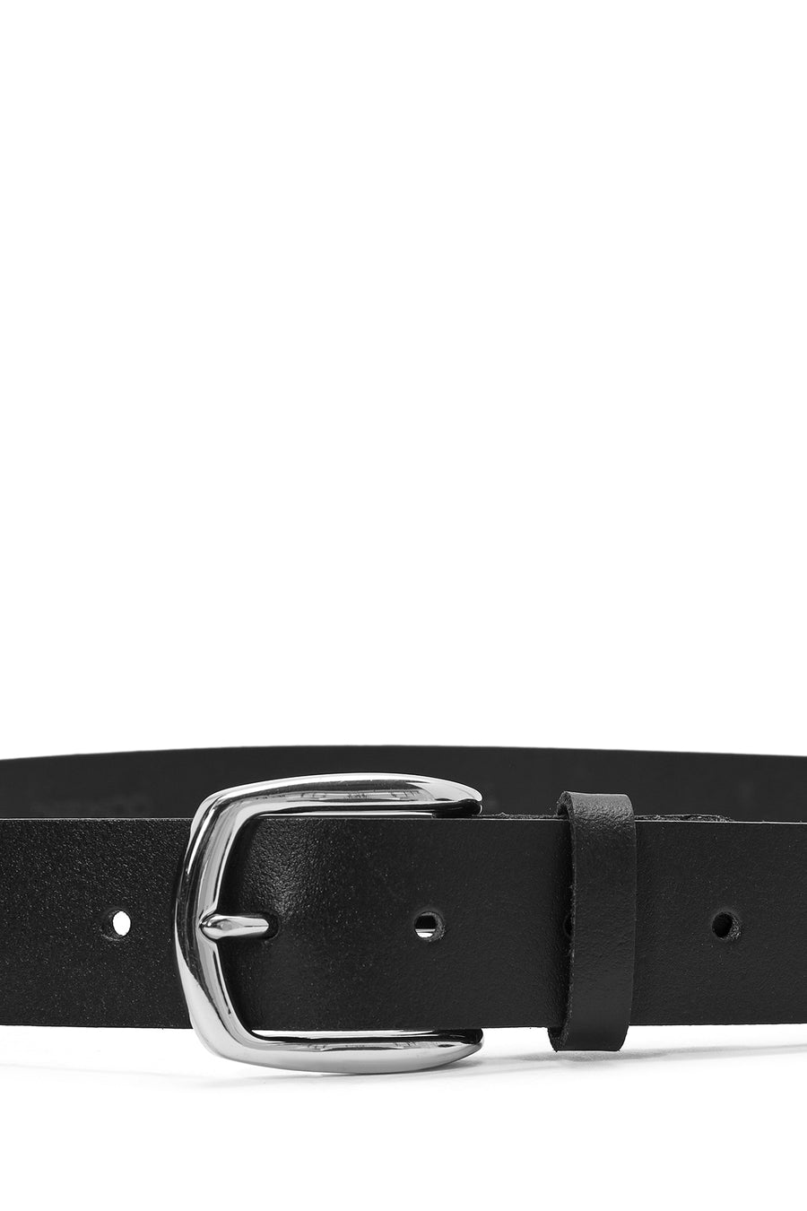 Men's Black Leather Belt
