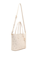 Woman Cream Long Strap Printed Shoulder Bag | Derimod