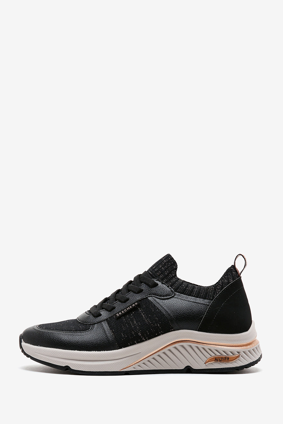 Skechers Kadın Siyah Arch Fit S-Miles-Miglio Marca Sneaker