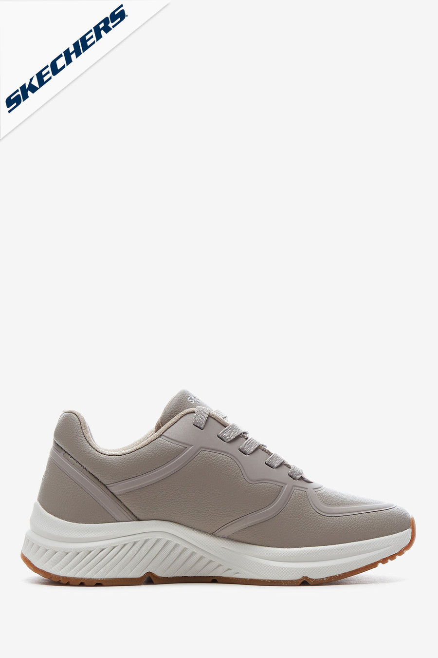 Skechers Kadın Bej Arch Fit S-Miles- Mile Makers Sneaker 155570 TPE | Derimod