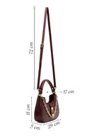 Woman Bardo Long Strap Crocodile-Embossed Shoulder Bag | Derimod