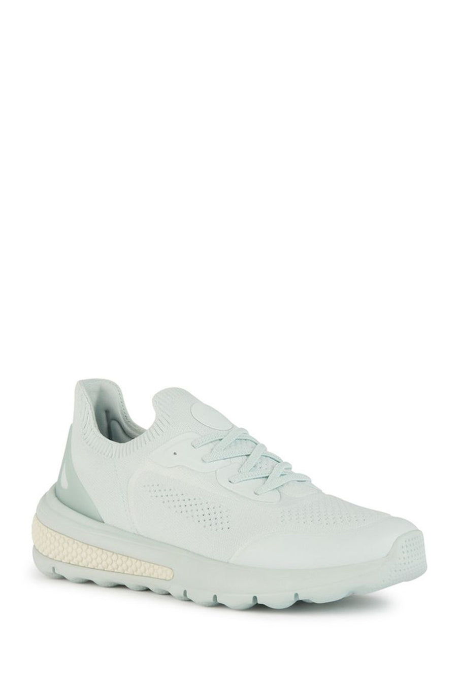 Geox Kadın Mavi Spherica Actif Kalın Tabanlı Bağcıklı Kumaş Sneaker