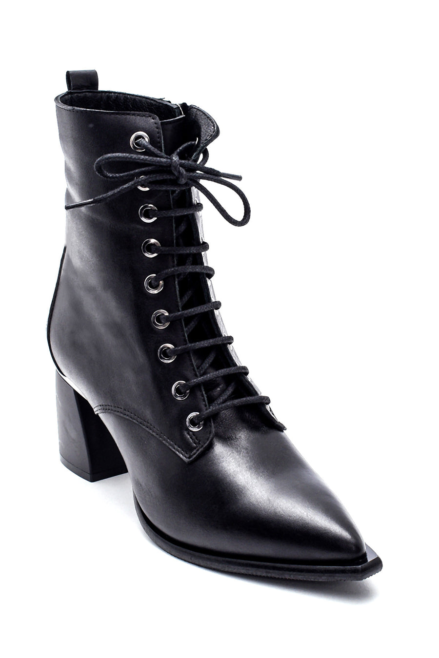 Women's Heeled Leather Boots