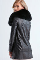 Longchamp Women's Leather Jacket | Derimod