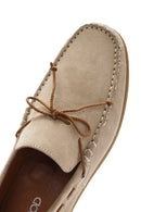 Erkek Bej Süet Deri Casual Loafer | Derimod