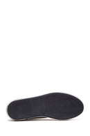Women's Leather Suede Sneaker | Derimod