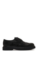Male Black Lace-up Leather Casual Shoes | Derimod