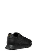 Geox Erkek Siyah Bağcıklı Deri Sneaker | Derimod