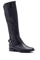 Women's Leather Buckle Detailed Boots | Derimod