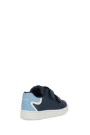 Geox Erkek Bebek Lacivert Eclypera Bantlı Deri Sneaker | Derimod