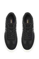 Woman Black Lace-Up Sneakers | Derimod