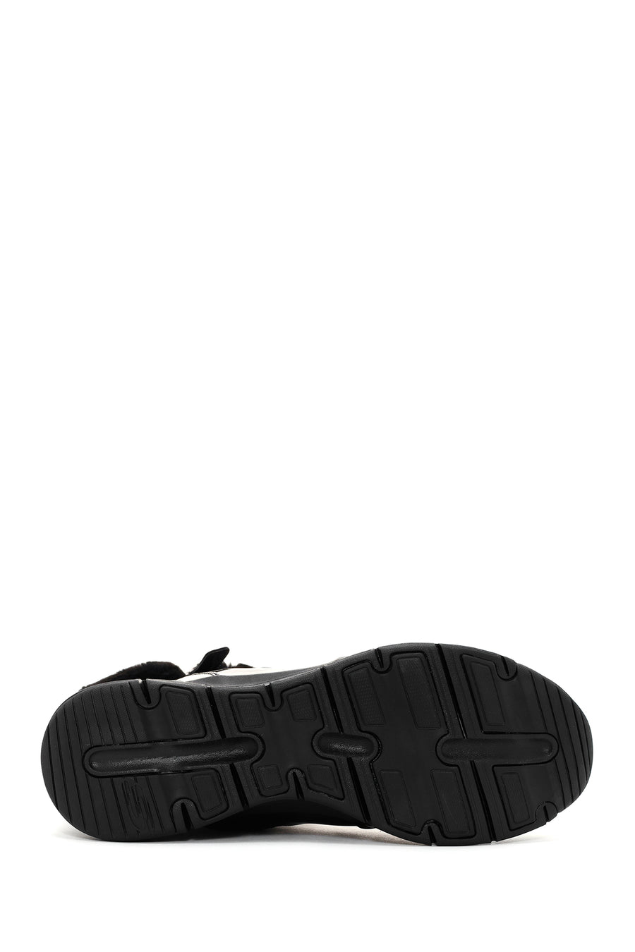 Skechers Women's Black Arch Fit Smooth - Cool Puff Patent Leather Thick Soled Boots