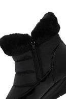 Skechers Women's Black Arch Fit Smooth - Cool Puff Patent Leather Thick Soled Boots | Derimod
