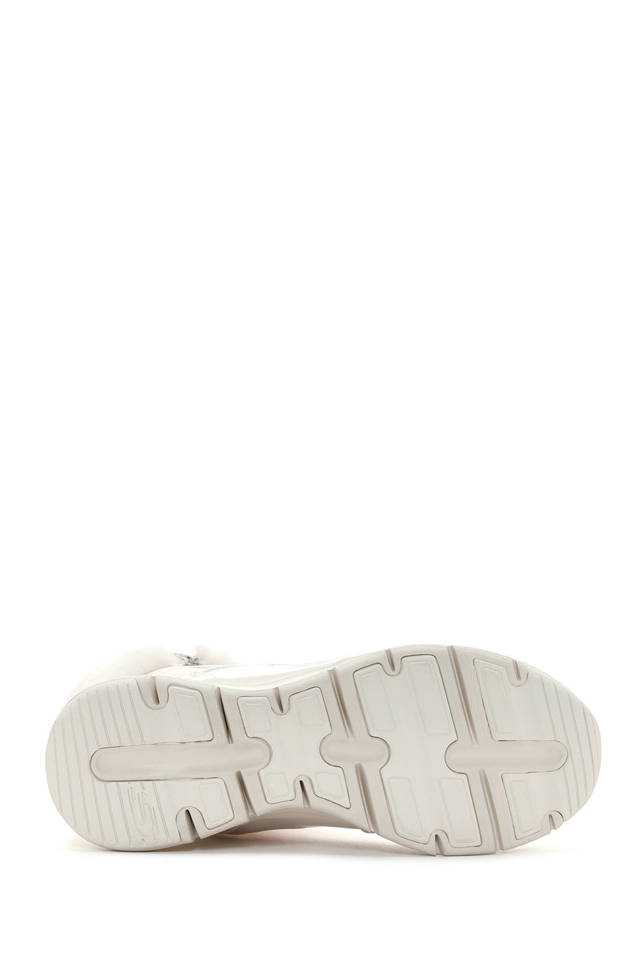 Skechers Women's White Arch Fit Smooth - Cool Puff Patent Leather Thick Soled Boots