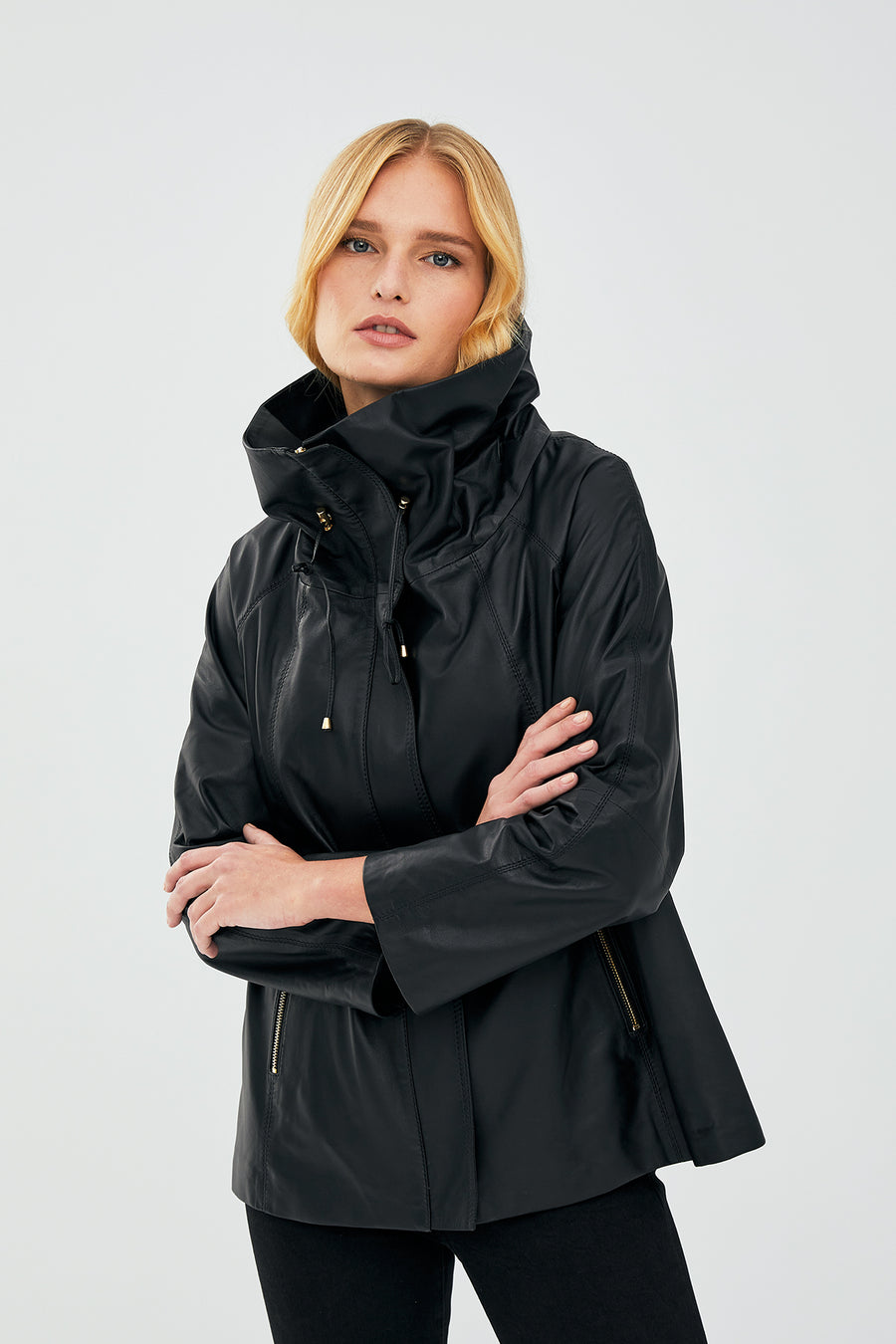 Nancy Women's Leather Coat