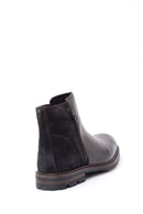 Men's Leather Boots with Suede Detail | Derimod