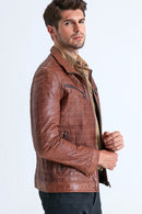 Dexter Men's Leather Jacket | Derimod
