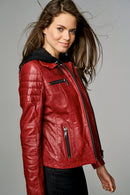 Secret Women's Claret Red Coat | Derimod