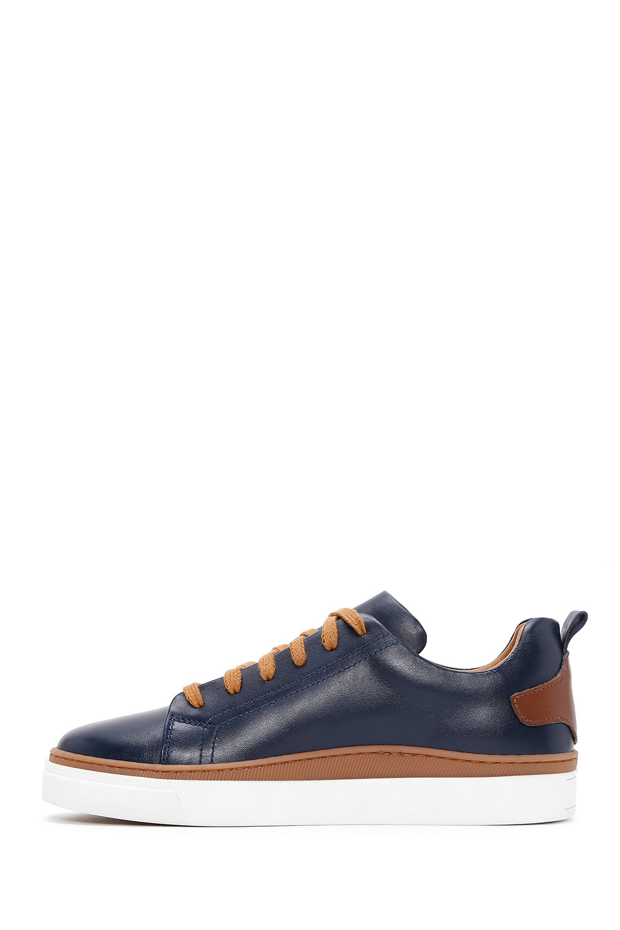 Men's Navy Blue Leather Sneaker