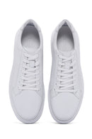 Erkek Beyaz Deri Kalın Tabanlı Sneaker | Derimod