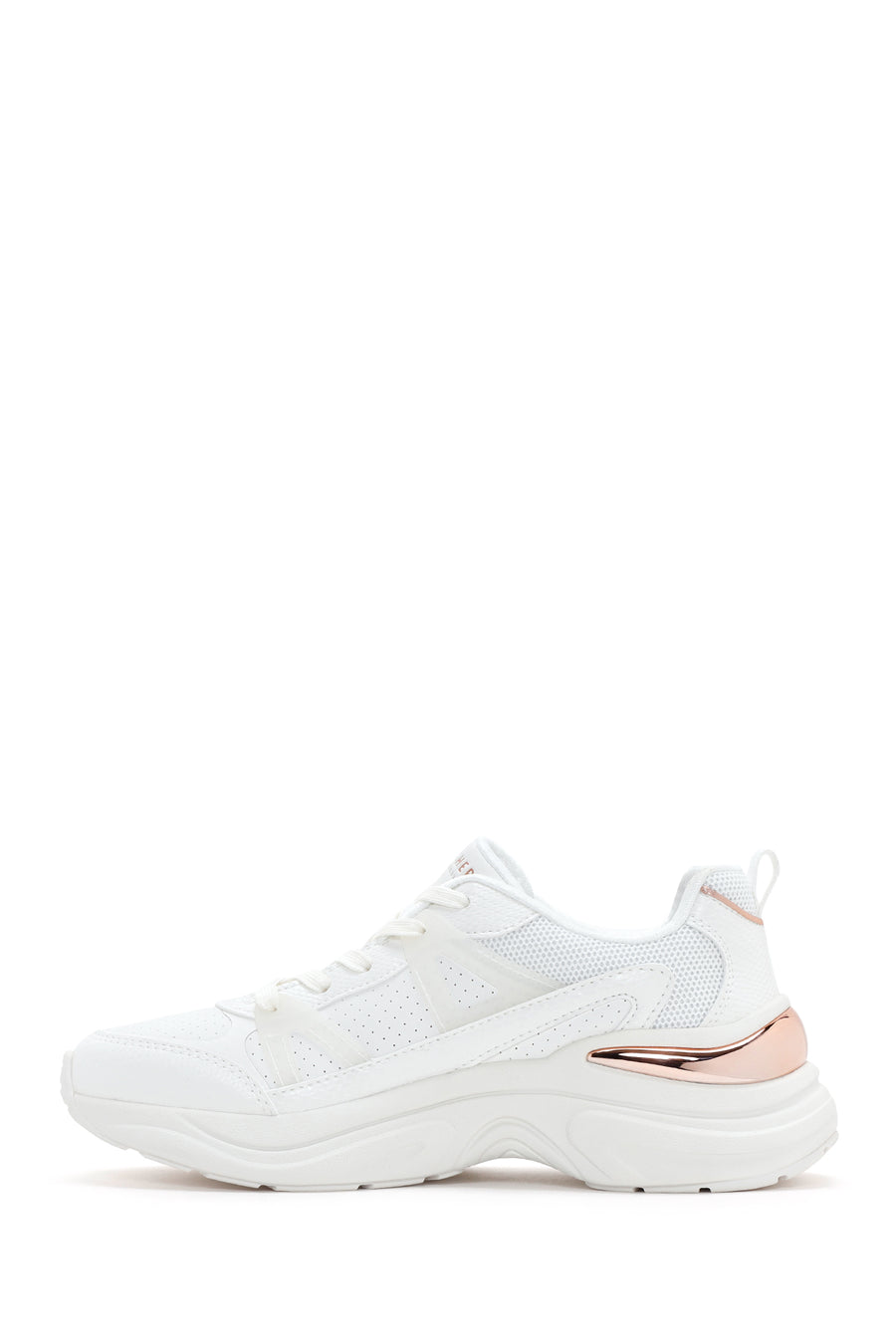 Skechers Women's White Hazel - Faye Thick Sole Sneaker