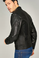 Lebron Men's Leather Jacket | Derimod