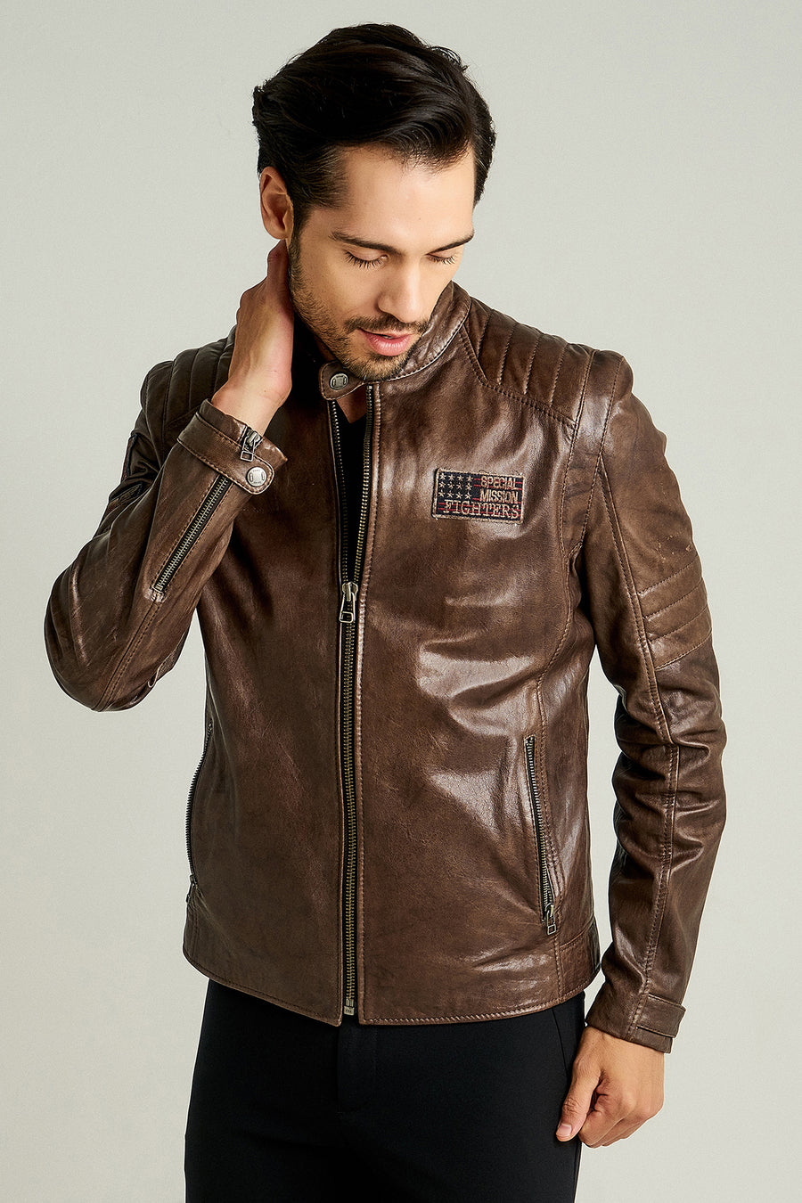 Off Lımıts Erkek Deri Ceket 17SGM6154VE | Derimod