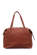 Women's Tan Synthetic Leather Shoulder Bag | Derimod
