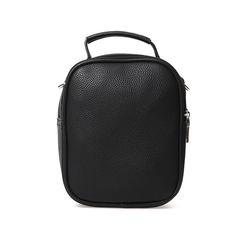 Men's Black Leather Bag