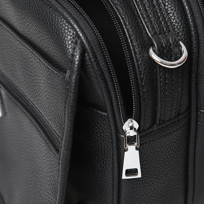 Men's Black Leather Bag