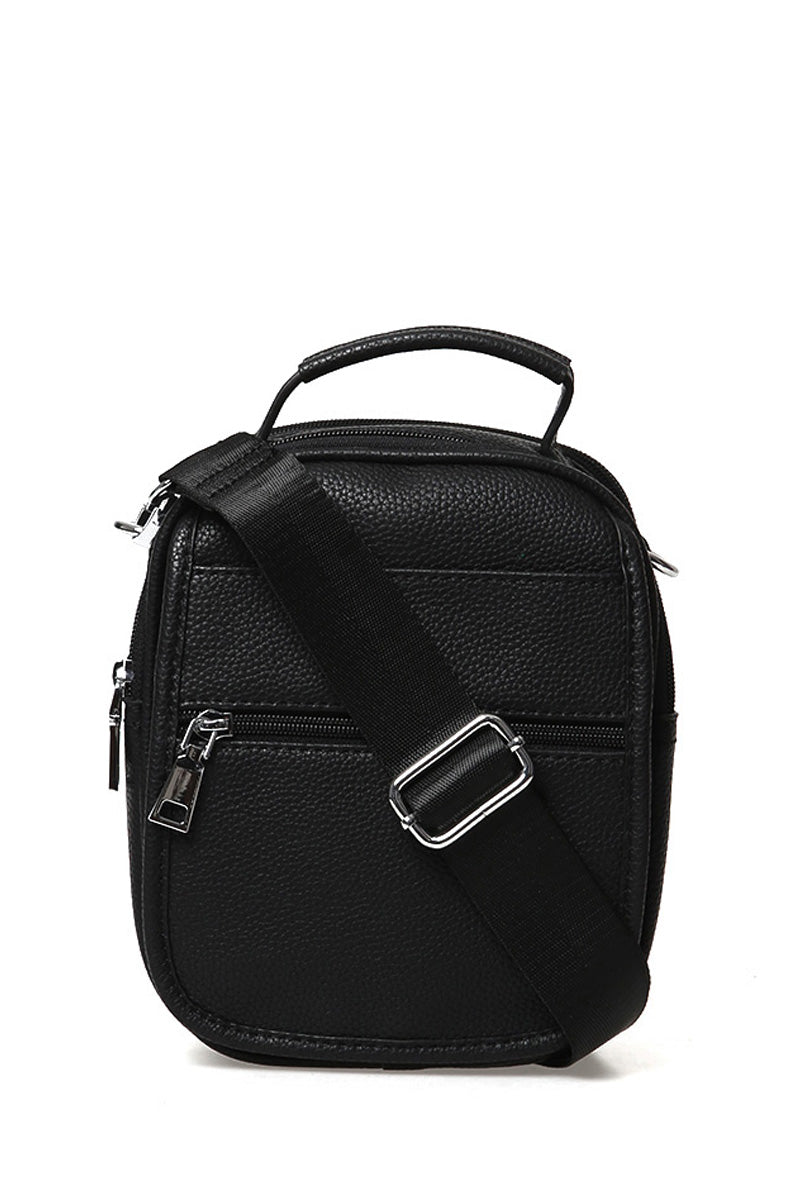 Men's Black Leather Bag