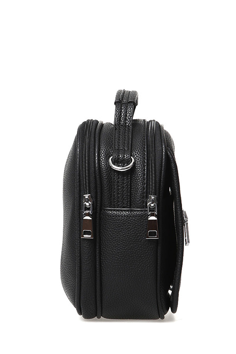 Men's Black Leather Bag