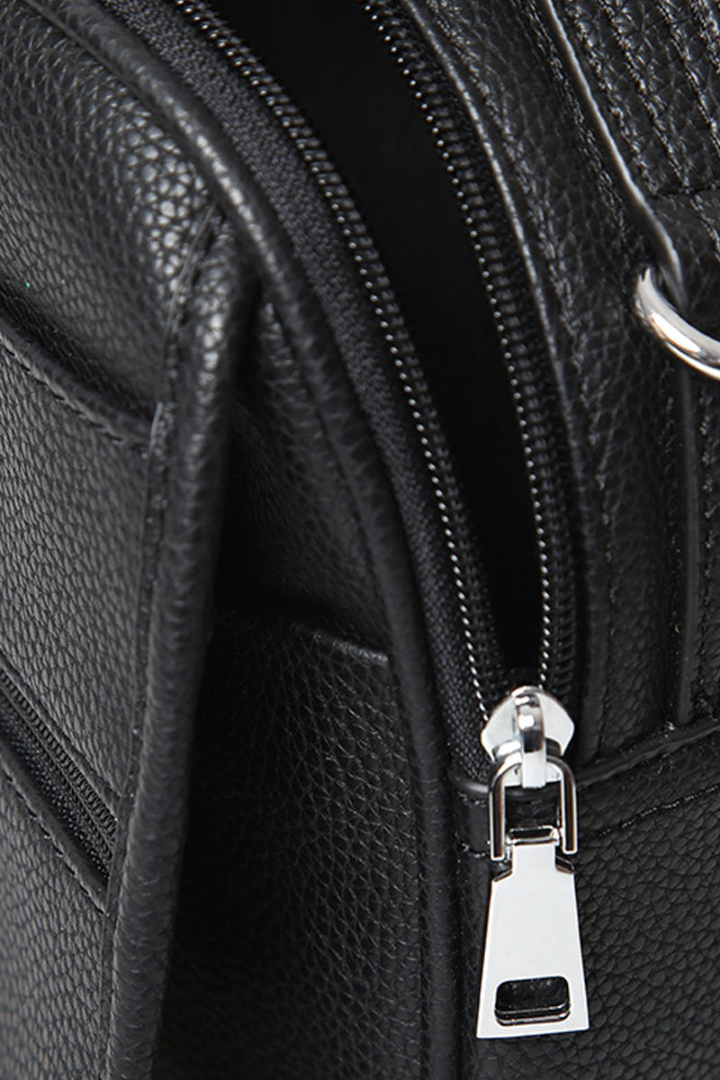Men's Black Leather Bag