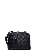 Women's Black Knitted Crossbody Bag | Derimod