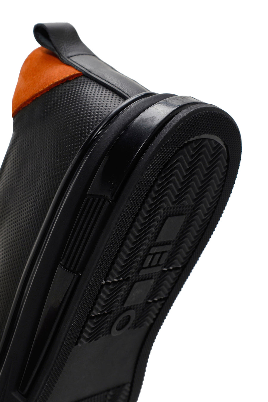 Erkek Haki Bağcıklı Deri Sneaker